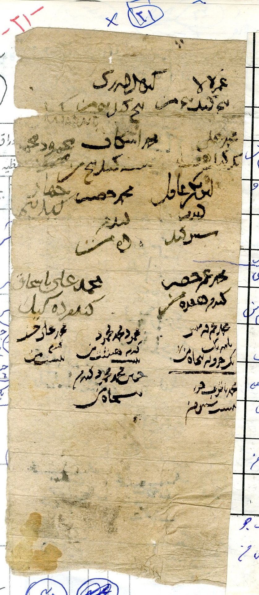 New Persian: Afghanistan National Archives, Firuzkuh 53: Folio (verso)