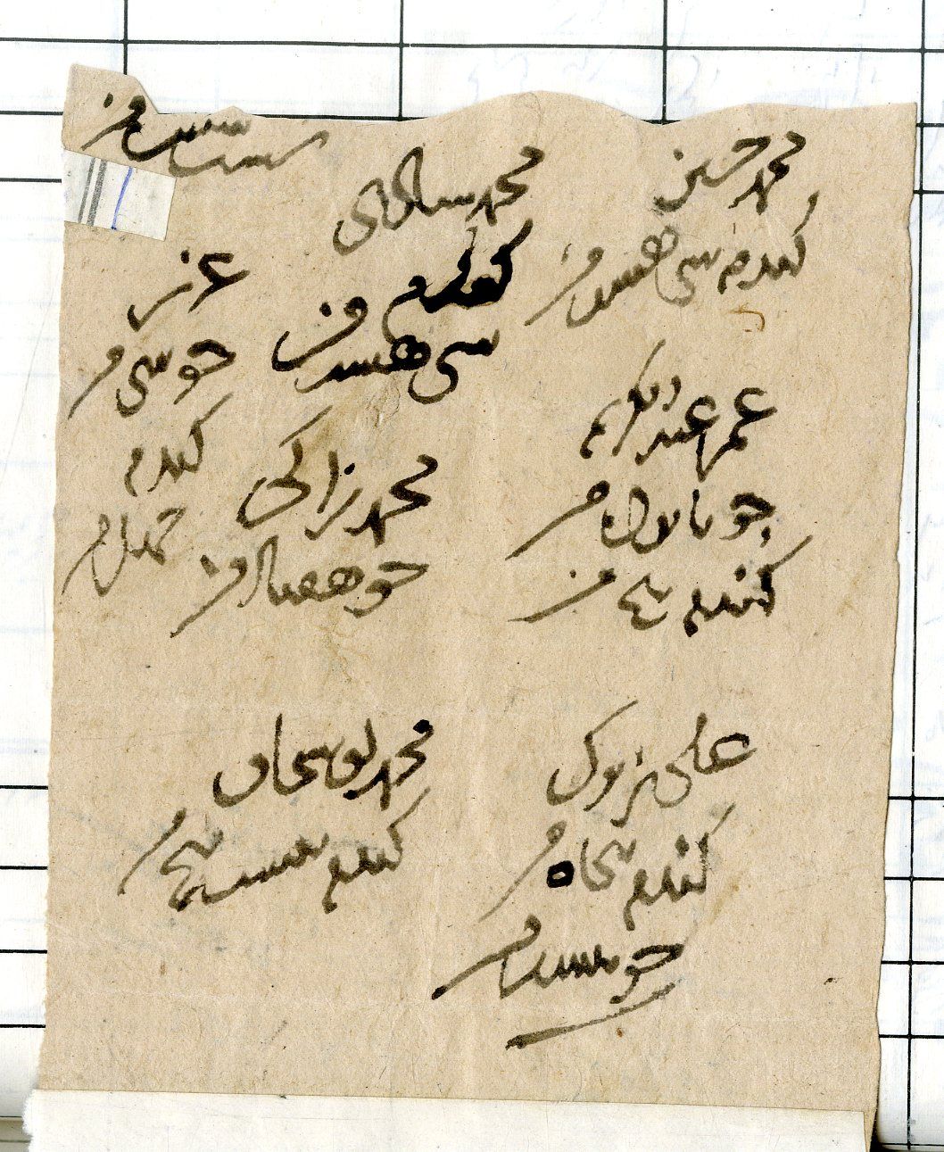 New Persian: Afghanistan National Archives, Firuzkuh 57: Folio (verso)