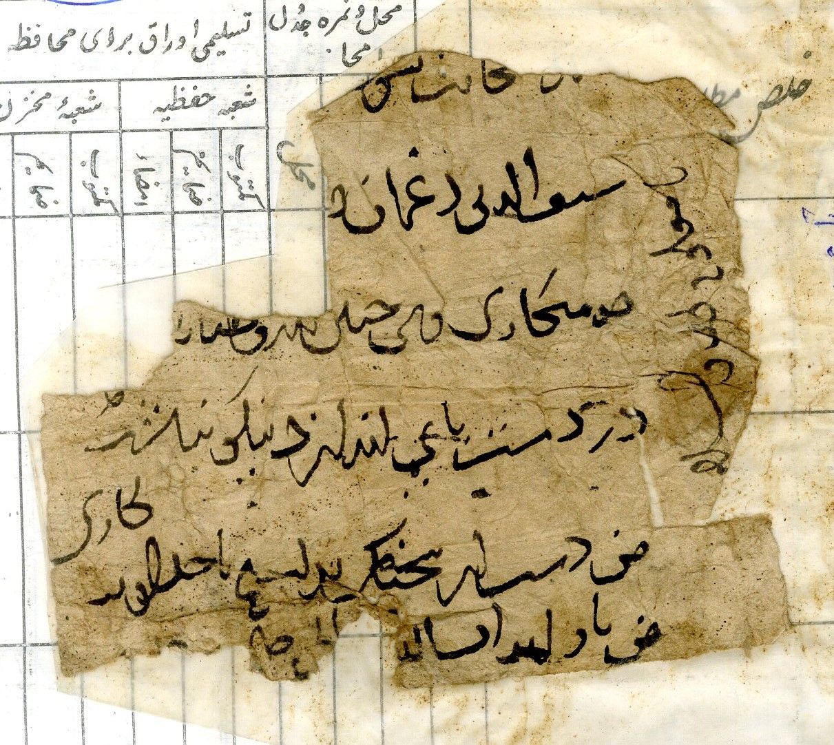 New Persian: Afghanistan National Archives, Firuzkuh 78: Folio (recto)