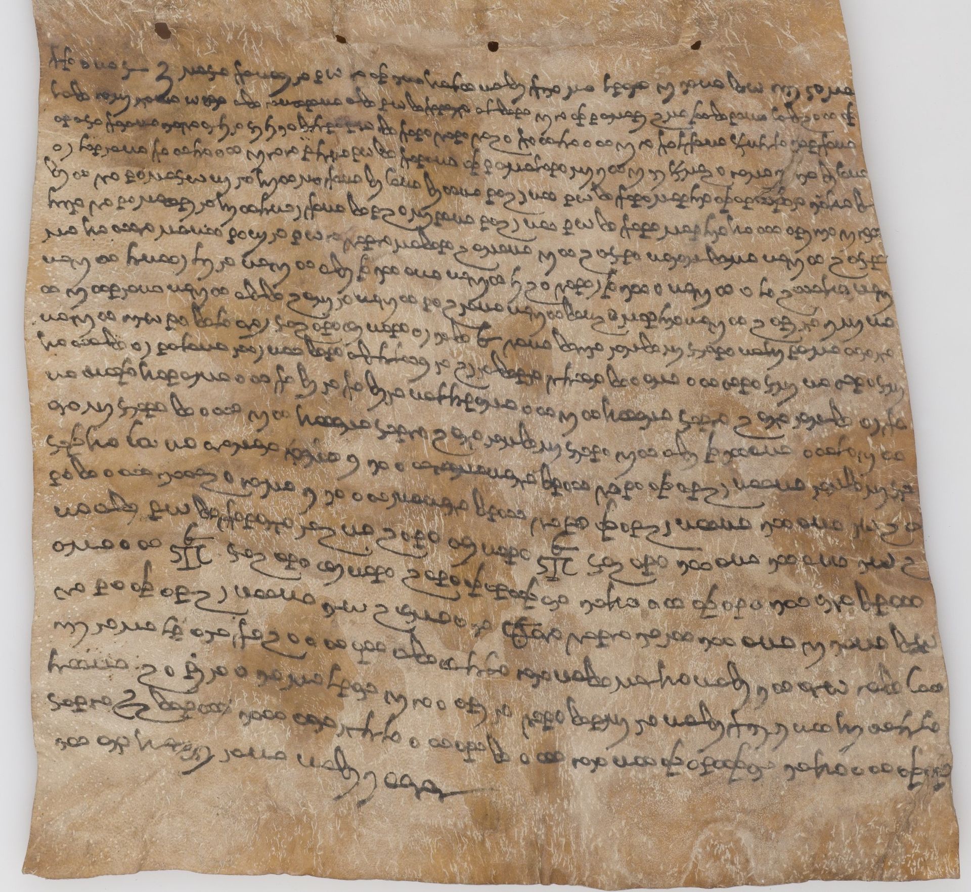 Bactrian: Khalili Collection, DOC 8: Folio (open, recto)