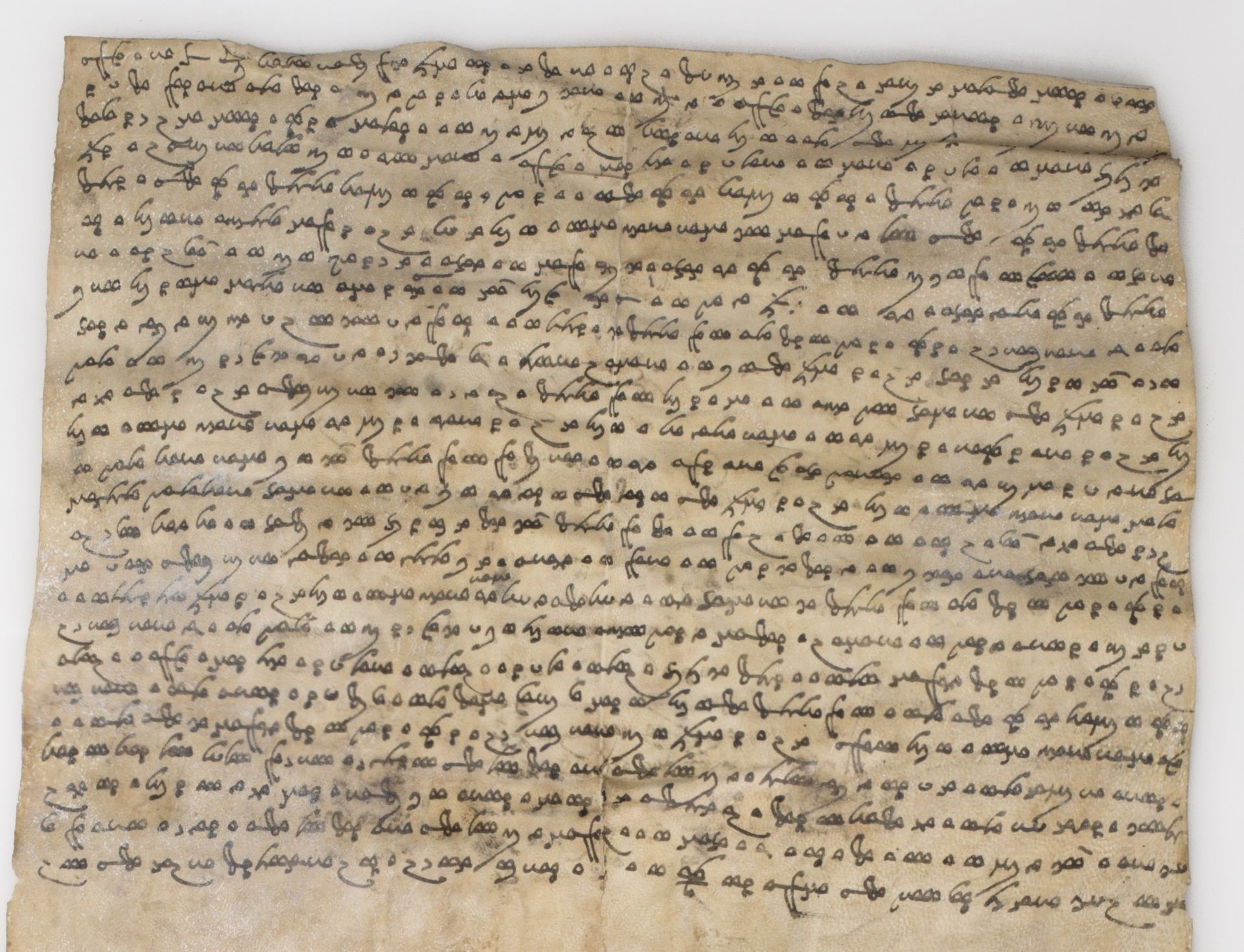 Bactrian: Khalili Collection, DOC 5: Folio (closed, recto)