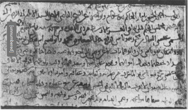 Arabic: Private Collection, Gronke IV (Arabic No. 7): Folio (recto)